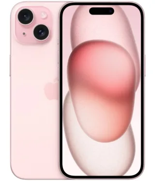 iPhone 15, 128 ГБ · розовый