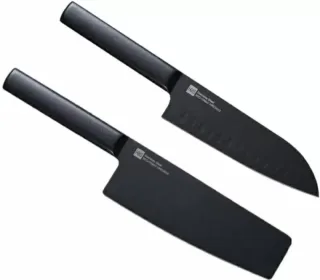 Ножи HuoHuo Black Heat Khife Set, Black