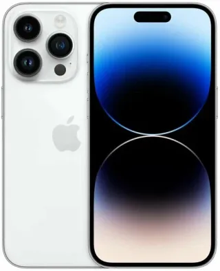 iPhone 14 Pro, 128 ГБ · серебристый